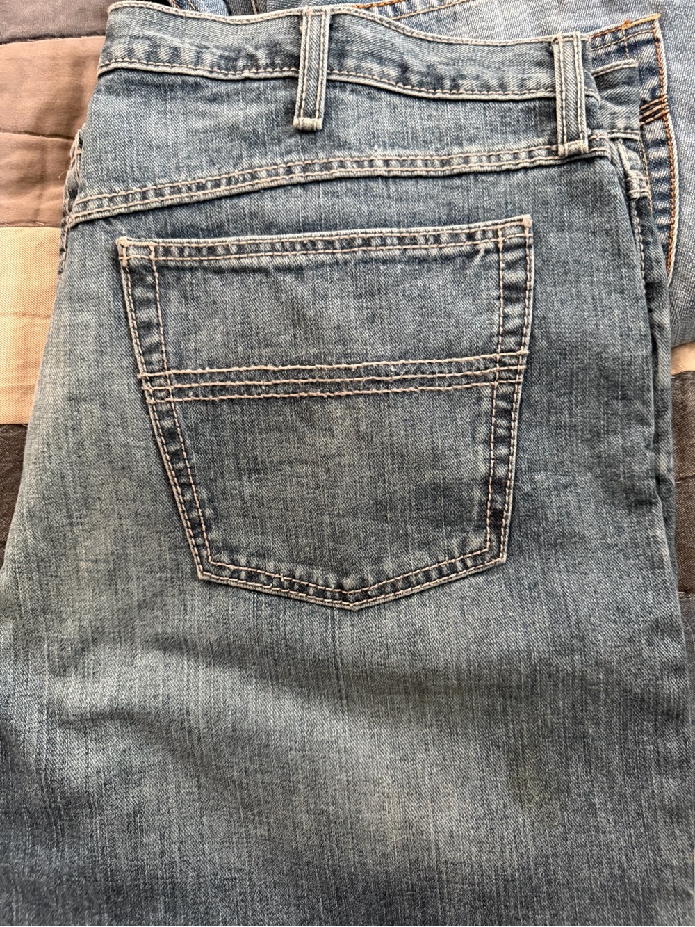 Cinch Men's Light Blue Relaxed Denim Jeans